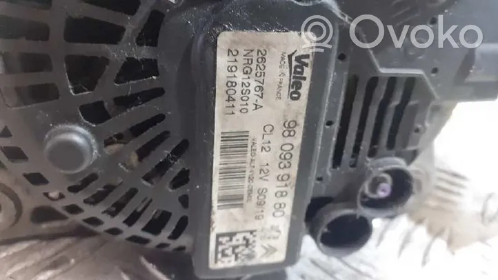 Citroen C-Elysée Alternator 9809391880