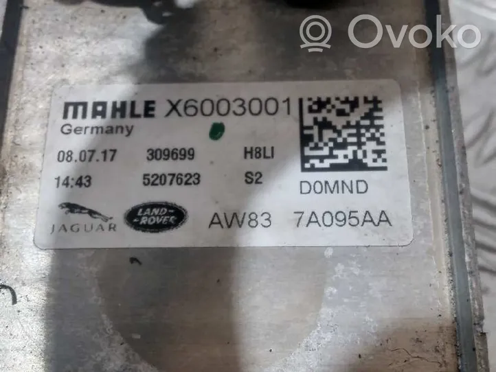 Jaguar XE Moottoriöljyn jäähdytinlaite AW837A095AA