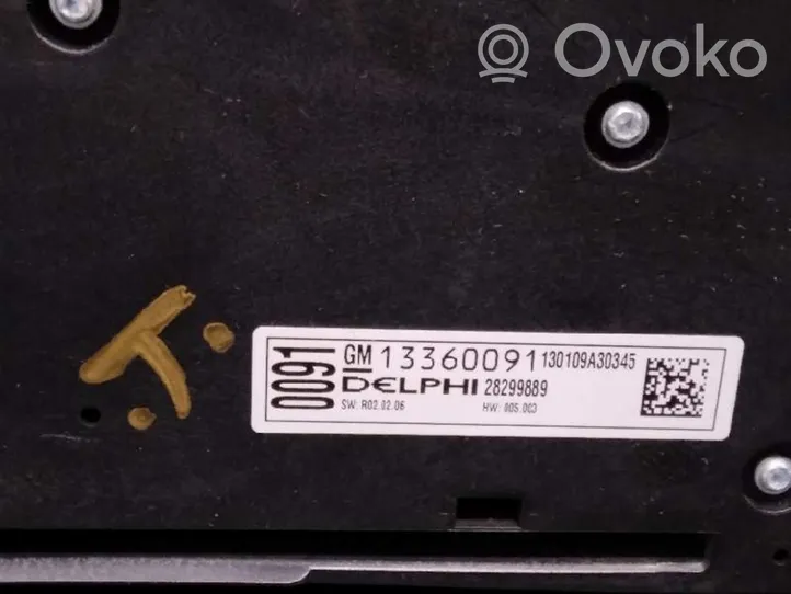 Opel Astra J Moduł / Sterownik dziku audio HiFi 13360091