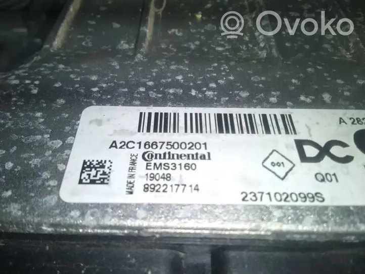 Renault Megane IV Calculateur moteur ECU A2C1667500201