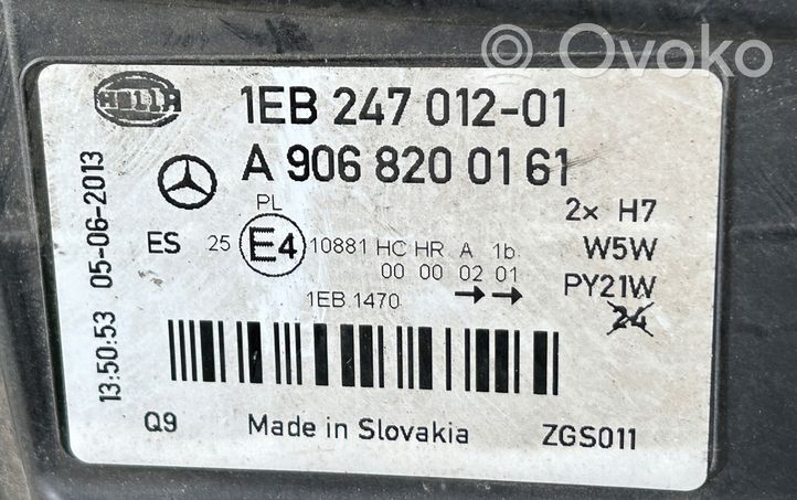 Mercedes-Benz Sprinter W906 Priekinis žibintas A9068200161