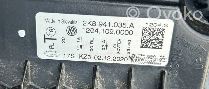 Volkswagen Caddy Etu-/Ajovalo 2K8941035A