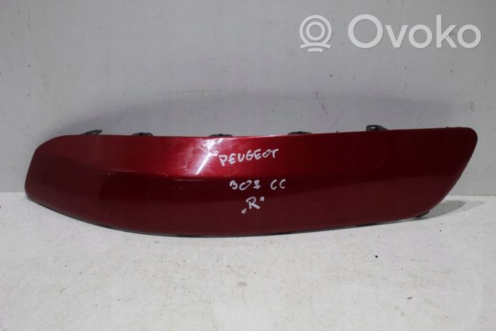 Peugeot 307 CC Moldura embellecedora de la barra del amortiguador trasero 9642030977