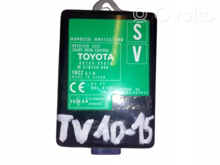 Toyota Verso Door control unit/module 897400F010