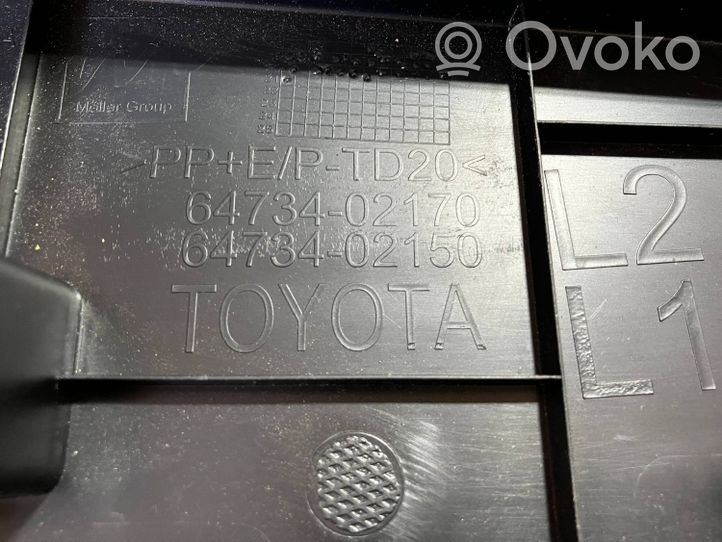 Toyota Corolla E210 E21 Panneau, garniture de coffre latérale 6473402170