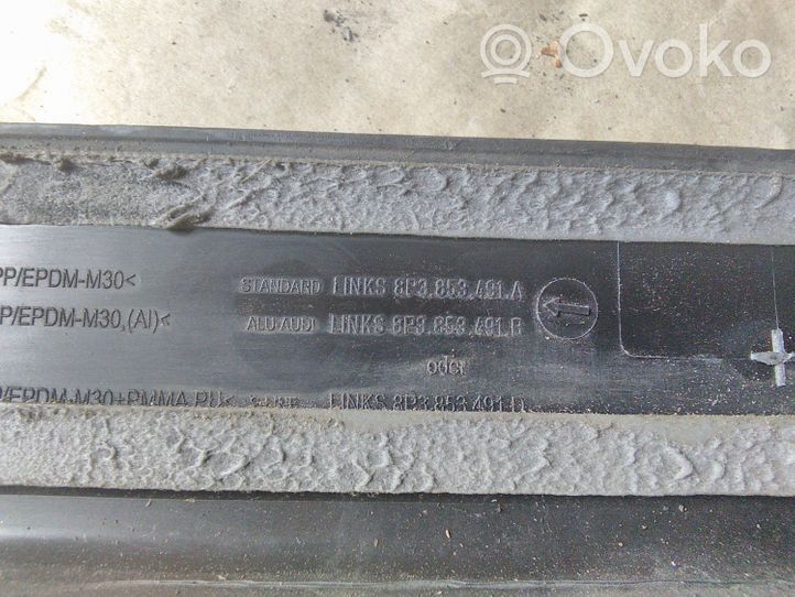 Audi A3 S3 8P Front sill trim cover 8P3853491A