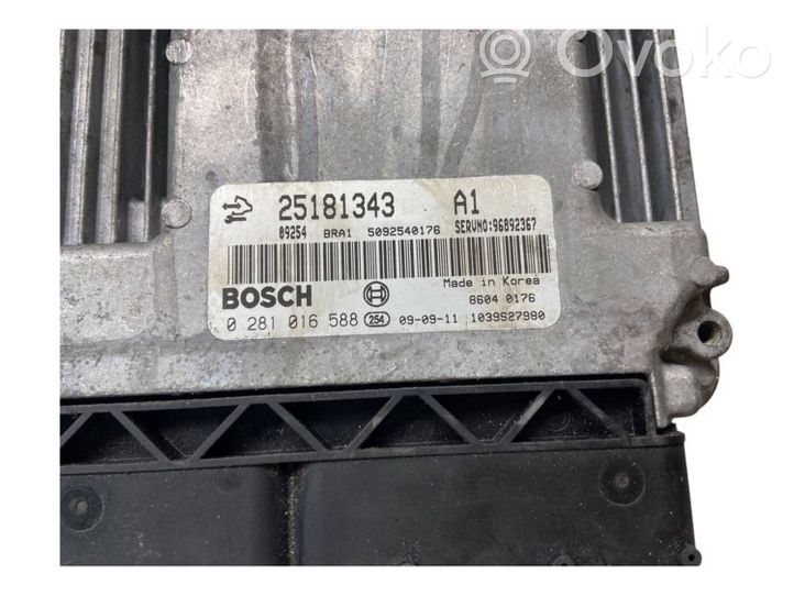 Chevrolet Captiva Sterownik / Moduł ECU 25181343