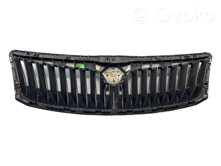 Skoda Octavia Mk2 (1Z) Grille calandre supérieure de pare-chocs avant 1Z0853651C