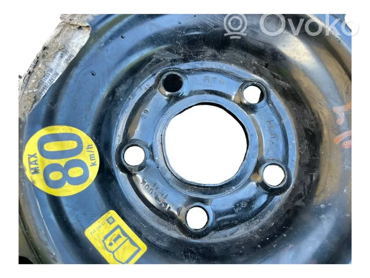 Opel Astra J R16 spare wheel 