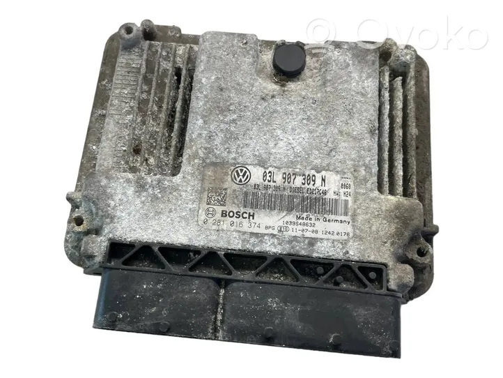 Volkswagen PASSAT B7 Sterownik / Moduł ECU 03L907309N