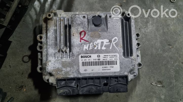 Renault Master II Calculateur moteur ECU 0281011940