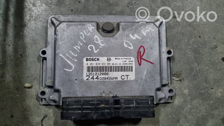 Citroen Jumper Calculateur moteur ECU 1351212080