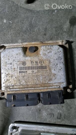 Volkswagen Transporter - Caravelle T4 Komputer / Sterownik ECU i komplet kluczy 074906018H