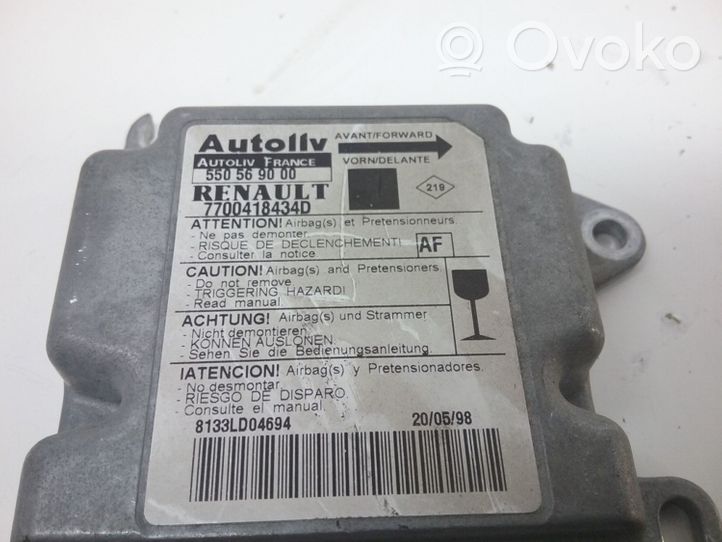 Renault Scenic I Module de contrôle airbag 7700418434D