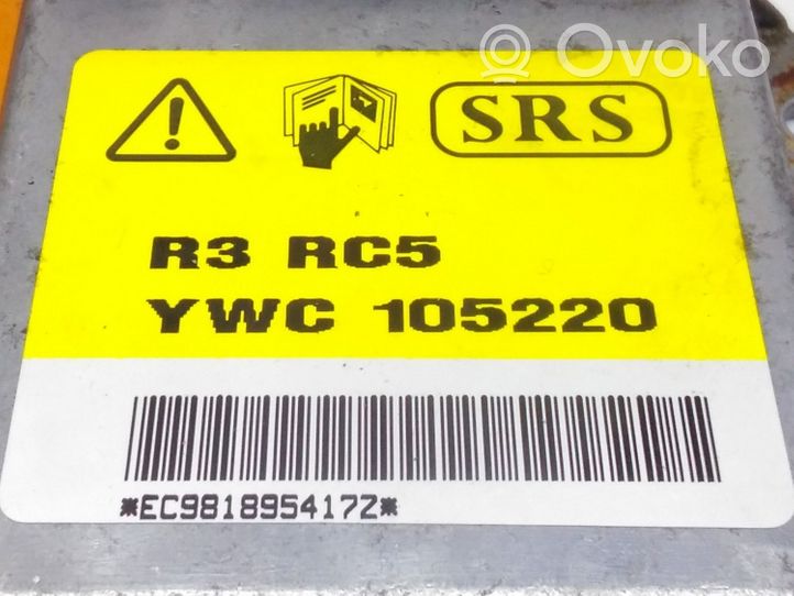 Rover 214 - 216 - 220 Module de contrôle airbag YWC105220