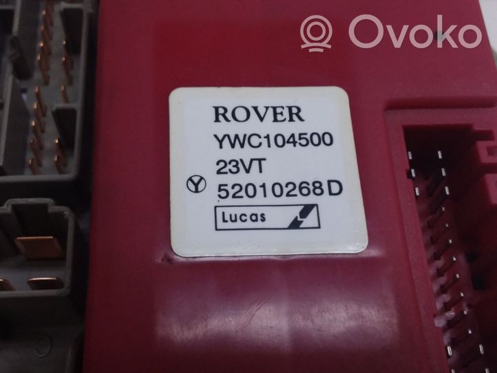 Rover 25 Ramka / Moduł bezpieczników YWC104500