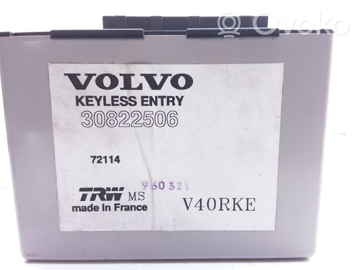 Volvo S40, V40 Autres unités de commande / modules 30822506
