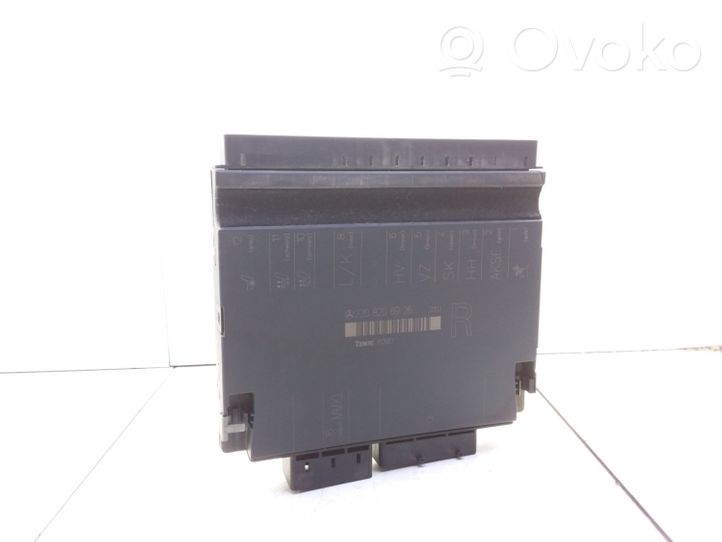 Mercedes-Benz S W220 Modulo di controllo sedile 2208206926