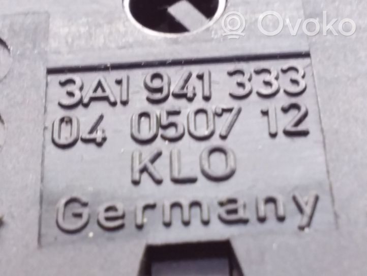 Volkswagen PASSAT B3 Ajovalojen korkeuden säätökytkin 3A1941333