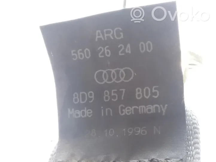 Audi A4 S4 B5 8D Rear seatbelt 8D9857805