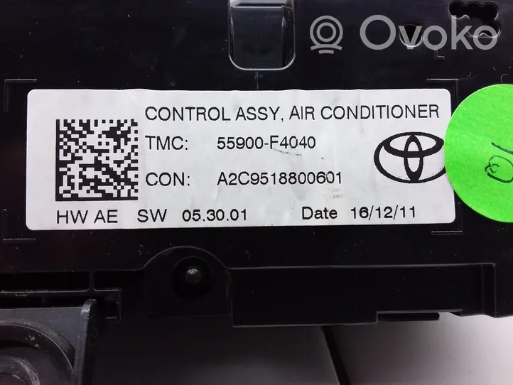 Toyota C-HR Panel klimatyzacji 55900F4040