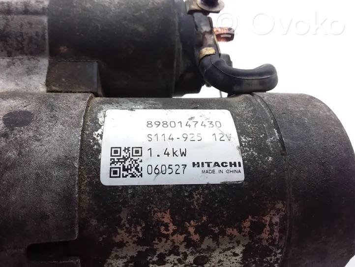 Opel Meriva A Starter motor 89801474430