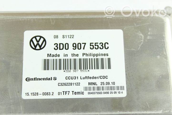 Volkswagen Phaeton Ilmajousituksen ohjainlaite/moduuli, takana 3D0907553C