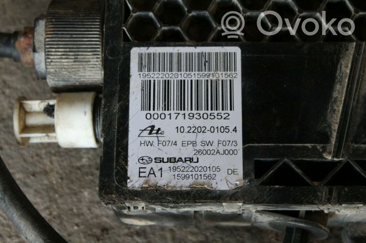 Subaru Outback Käsijarru pysäköintijarrun moottori 26018AJ000