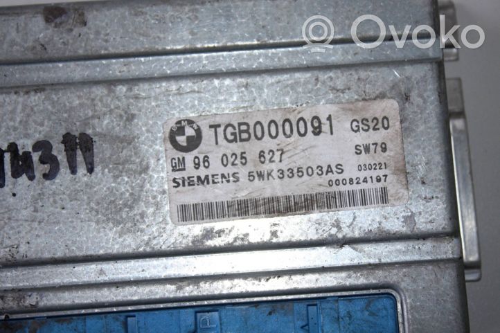 BMW 5 E39 Sterownik / Moduł skrzyni biegów TGB000091