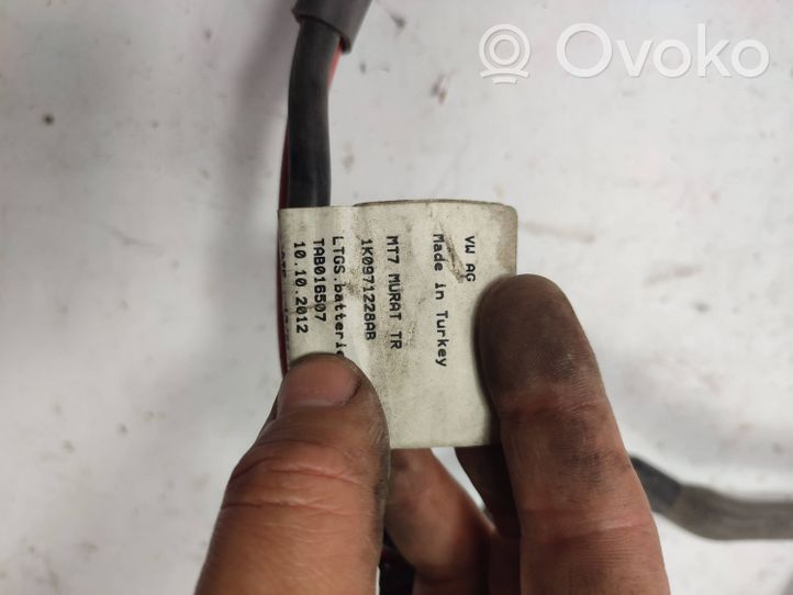 Volkswagen Caddy Positive cable (battery) 1K0971228AB