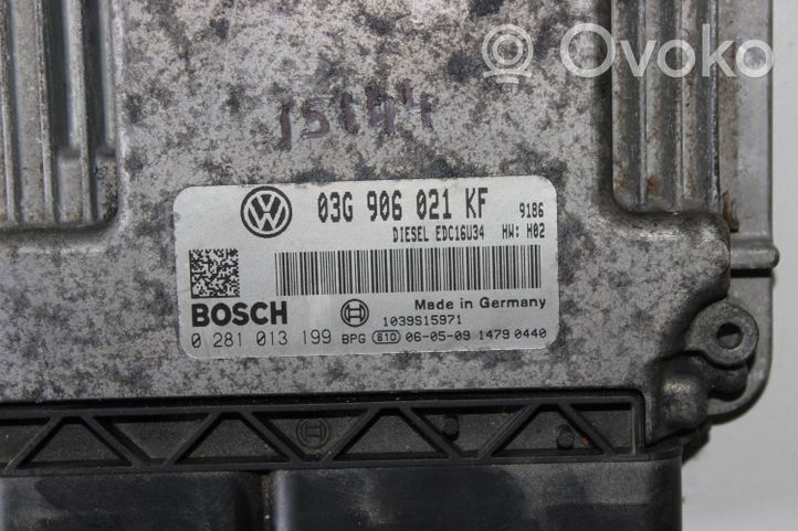 Volkswagen Touran I Moottorin ohjainlaite/moduuli (käytetyt) 03G906021KF