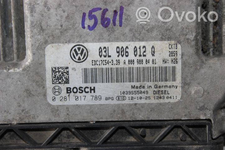 Volkswagen Crafter Sterownik / Moduł ECU 03L906012Q