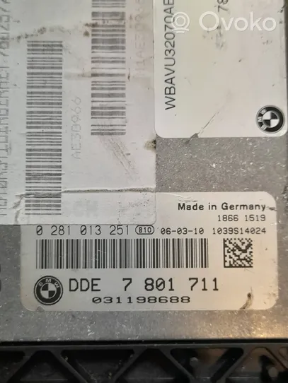 BMW 5 E60 E61 Calculateur moteur ECU 7801711