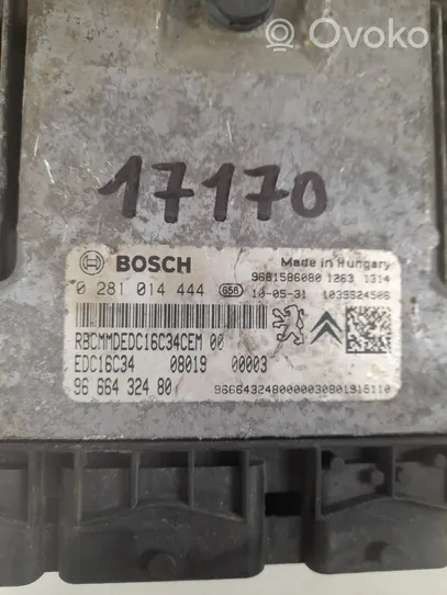 Peugeot Bipper Sterownik / Moduł ECU 9666432480