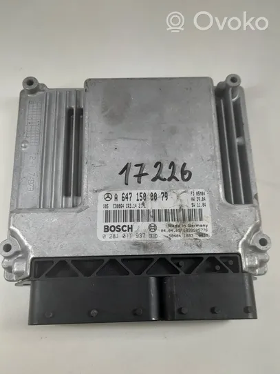 Mercedes-Benz E W211 Calculateur moteur ECU A6471500079