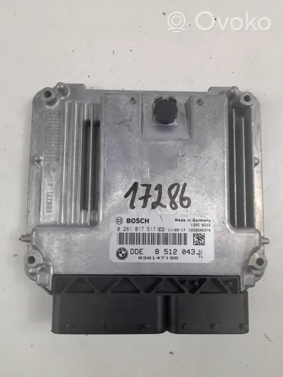 BMW 3 E90 E91 Calculateur moteur ECU 8512043