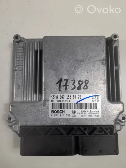 Mercedes-Benz E W211 Engine control unit/module a6471530779