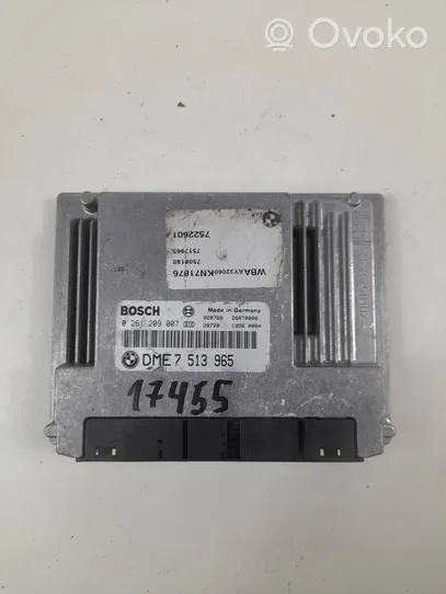 BMW 3 E46 Calculateur moteur ECU 7513965