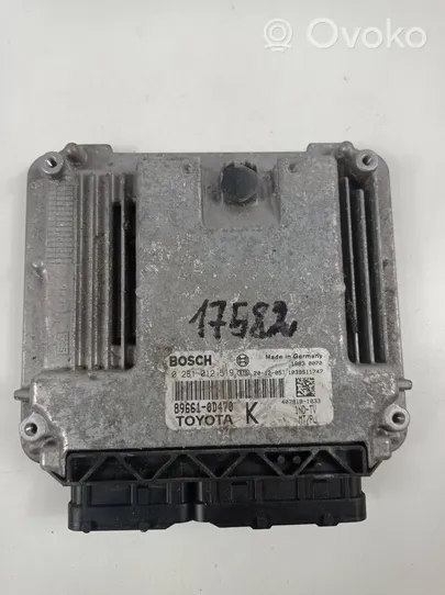 Toyota Yaris Verso Sterownik / Moduł ECU 89661-0D470