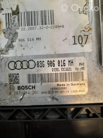 Audi A6 S6 C6 4F Блок управления двигателя 03G906016MH