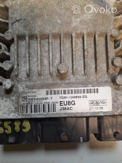 Ford Galaxy Calculateur moteur ECU 7G9112A650ZG