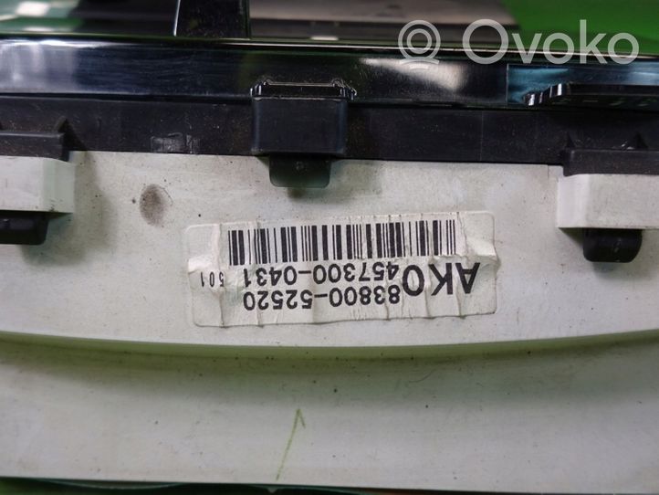 Toyota Yaris Verso Compteur de vitesse tableau de bord 83800-52520