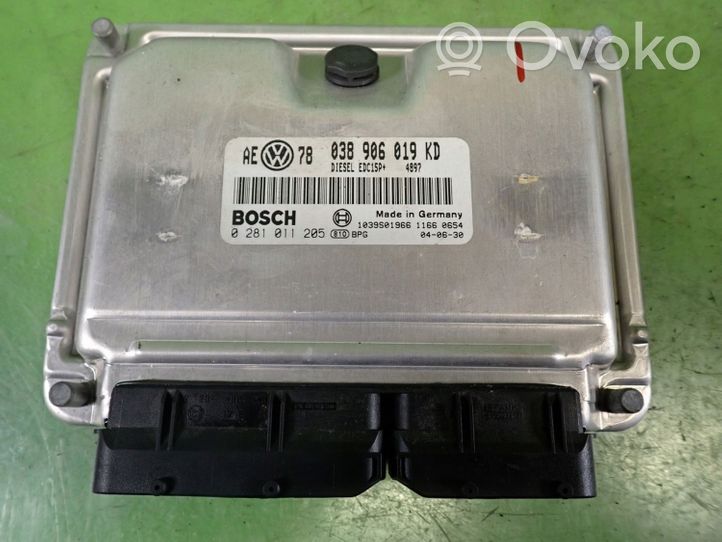 Volkswagen Passat Alltrack Centralina/modulo motore ECU 038906019KD 0291011205