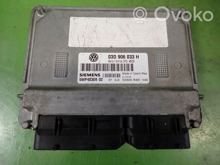 Volkswagen Fox Блок управления двигателем ECU 