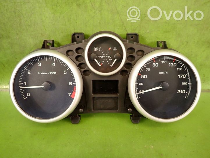 Peugeot 206+ Compteur de vitesse tableau de bord 9665782580