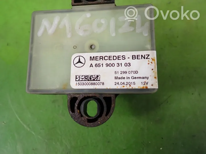 Mercedes-Benz Vito Viano W447 Fil de prise A6519003103