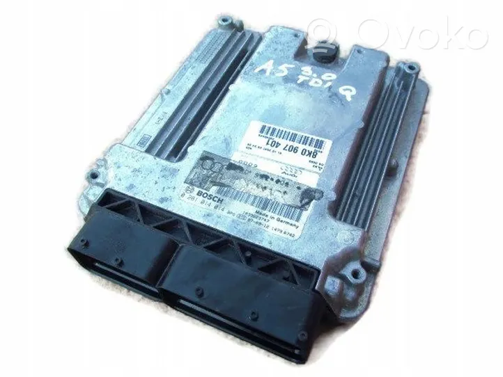 Audi A5 8T 8F Komputer / Sterownik ECU silnika 0281014014