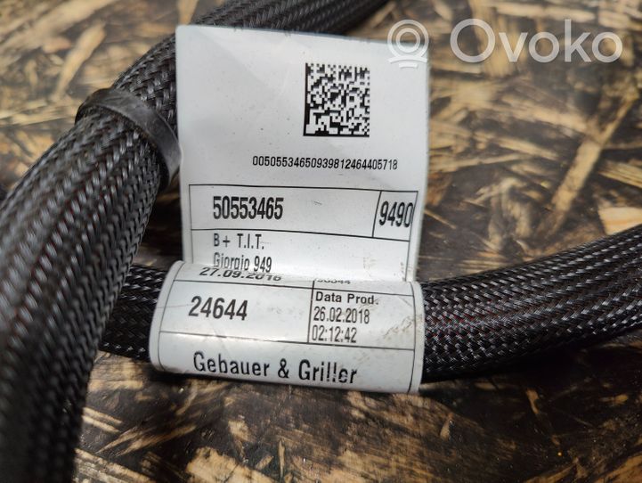 Alfa Romeo Stelvio Cable positivo (batería) 50553465