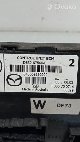 Mazda 2 Muut ohjainlaitteet/moduulit 