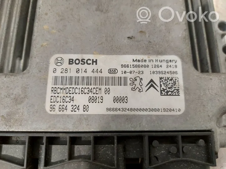 Peugeot Bipper Calculateur moteur ECU 9666432480